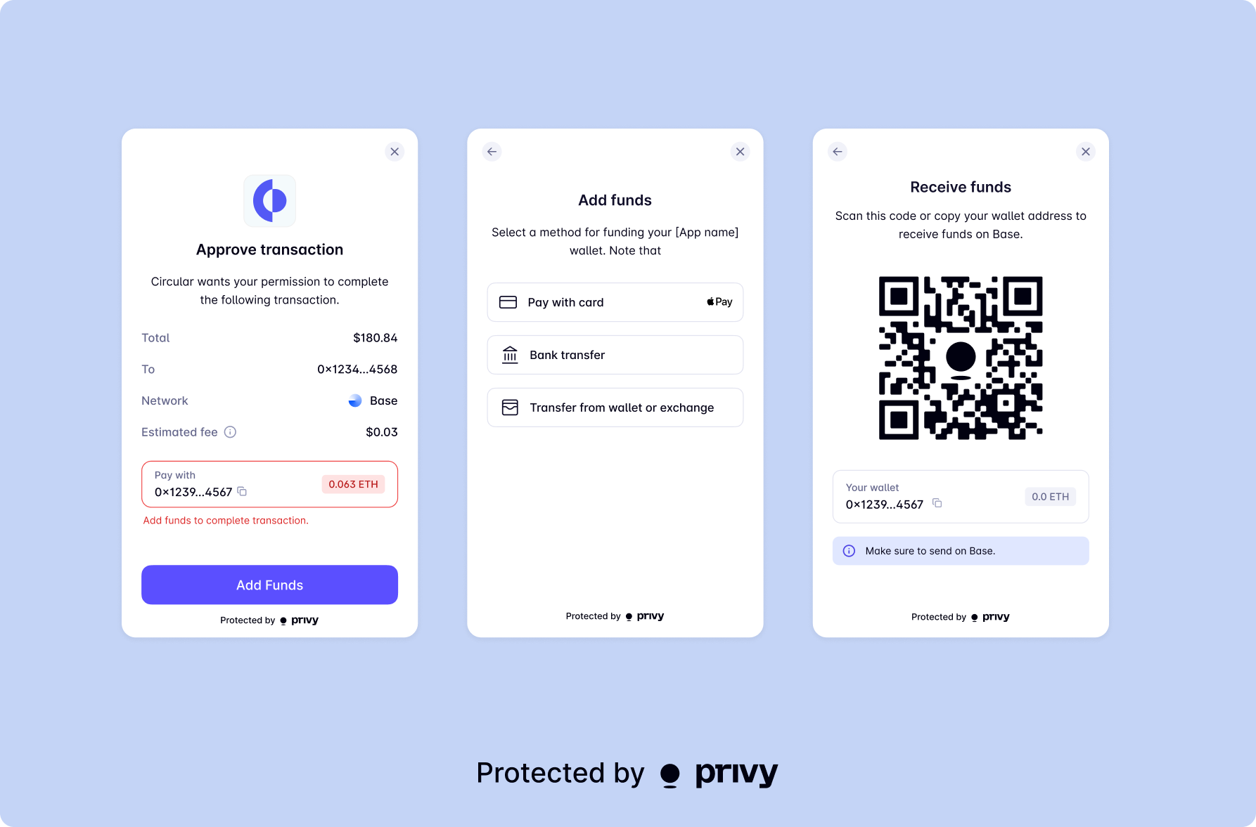 Configuring recovery of embedded wallets