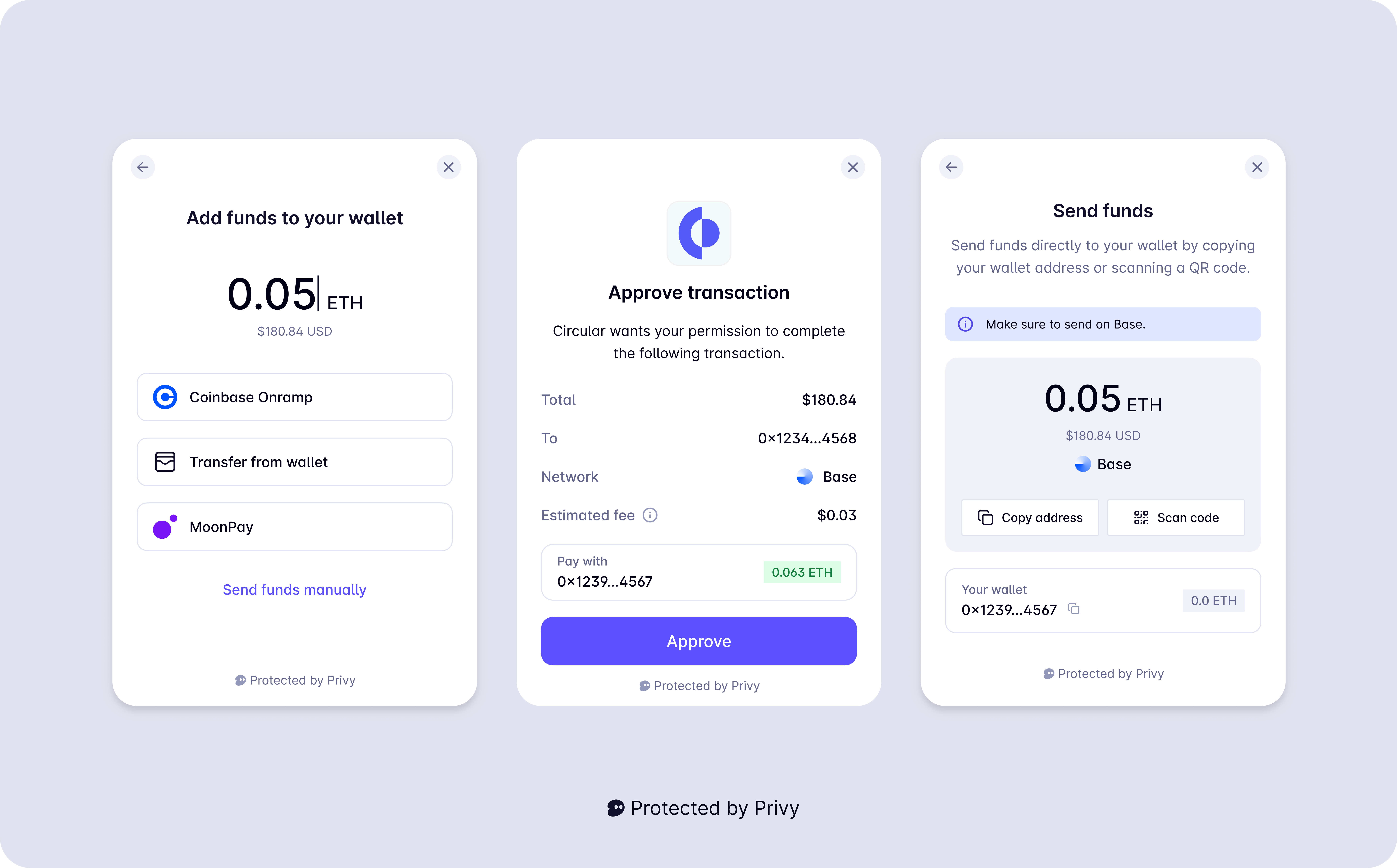 Configuring recovery of embedded wallets